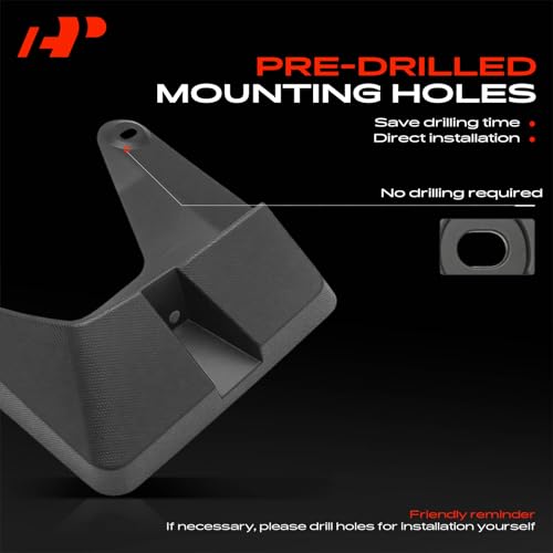 Image of A-Premium Mud Flaps Compatible with Subaru | for Subaru Forester 2025, No Drilling Required Mud Guards with Hardware Accessories, Set of 4 Front and Rear