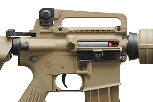 Lancer Tactical Gen 2 Airsoft M4A1 Carbine Aeg Rifle Polymer 9.6V Nimh 1600 Mah Battery, Charger, 1000 Rounds 0.20G Bbs Included (Black/Tan (Regular Polymer, Tan) #TOP5