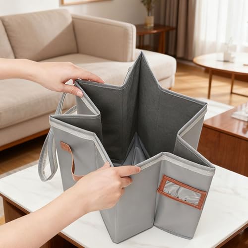 Boîte à chaussures pliable plastique transparent avec rangement empilable modulable