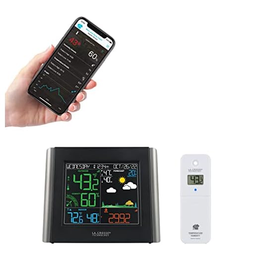 La Crosse WS 9123 Weather Station with Air Pressure History | Sale Online | Vanessa Davison La Crosse Technology V10-TH-INT V10-TH Wireless WiFi Weather Station