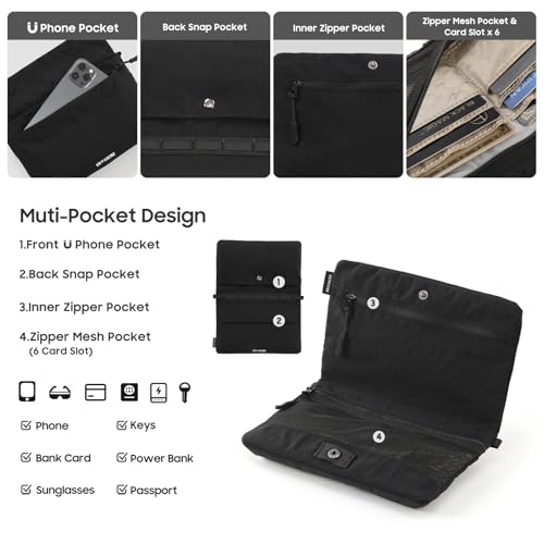 Small Cell Phone Purse Mini Crossbody Bag Travel Wallet Purses RFID Organizer Case Easy to Conceal Pouch for Daily Use4