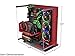 Thermaltake Core P3 ATX Tempered Glass Gaming Computer Case Chassis, Open Frame Panoramic Viewing, Glass Wall-Mount, Riser Cable Included, Red Edition, CA-1G4-00M3WN-03