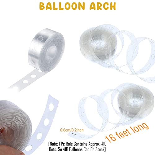 Image of Party Propz Orange Black Balloon Decoration Kit - Pack of 102 Balloons with Arch Roll & Glue Dots | Orange's Balloons for Decoration | Orange Theme Birthday Decoration (Latex)