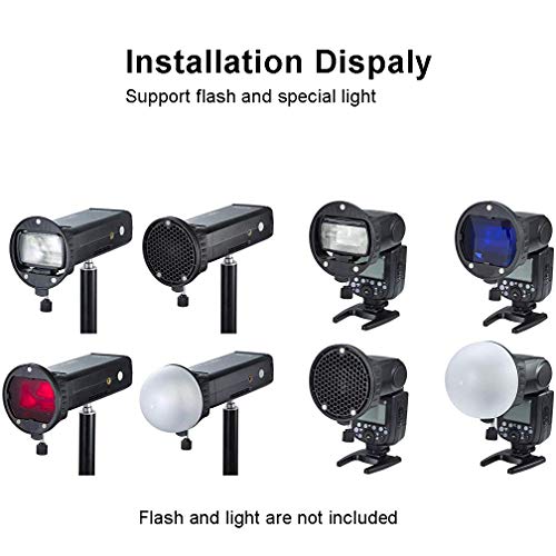 Mcoplus Magnetic Flash Diffuser Light Softbox Speedlite Adpater for Canon, Nikon,Sony, Godox or Other Flash