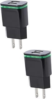 Gatuida Carregadores USB 2Pcs 2 Carregador De Telefone Celular Carregadores De Parede De Telefone Celular Carregador De Placa Carregadores Móveis Portátil Carregadores USB Carregador