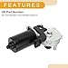 Partuto Windshield Wiper Motor No.67638360603/DKD000010 Car Front Windscreen Wiper Motor Replacement for BMW E39 5 Series 1997-2003 for Land Rover Range Rover 2003-2012 4 Pin