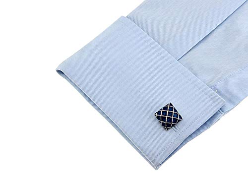 Image of S&W Wedding Cufflinks for Men Cuffs with Gift Box Business for Tuxedo Shirt