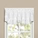 United Curtain Vienna Lace Double Crescent Valance, 60 by 15-Inch, White