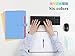 6 Pack Plastic Expanding File Folder 5 Pocket,Accordion Document Organizer,A4 Letter Size,with 80Pcs Colored Paper Clip and 48Pcs File Folder Labels for School Office Business Use