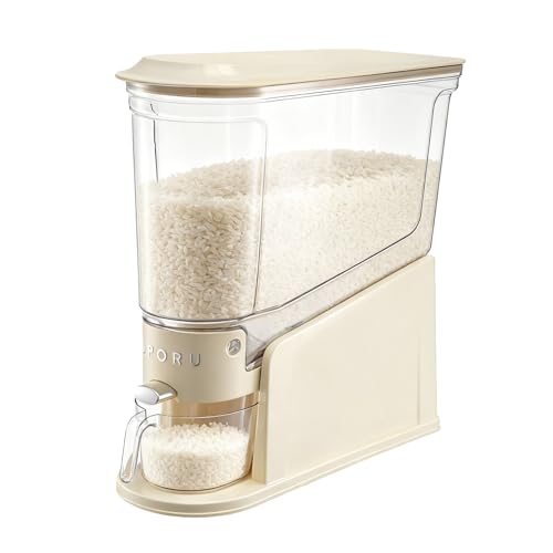 GREENSAPPIRE Large Airtight Rice Dispenser & Grain Storage Container Cereal