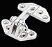 Long Reach Stainless Hatch Hinge, Heavy Duty Marine Grade 316 Steel With Removable Pin - Ship RV Accessories Yacht Hardware (1PC)