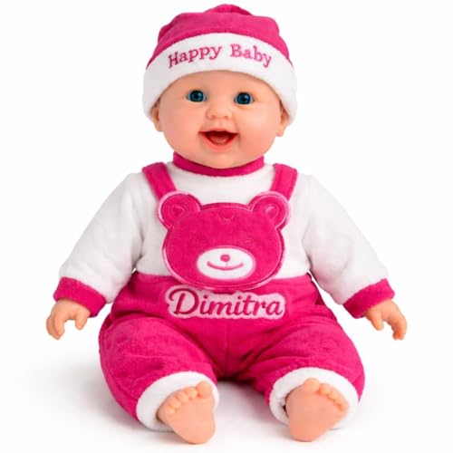 Image of Dimitra 43cm Cute Baby Boy Musical Talking Doll Multicolor | Soft Plush Toy with Touch Sensor | Singing Interactive Baby Doll for Kids Boys & Girls(Cloth Colour as per Stock)