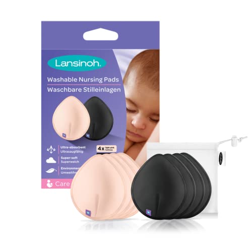 Lansinoh I Coussinets d'allaitement lavables couleurs 8 Pc