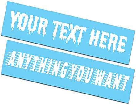 VulgrCo Design Your Own Custom Vinyl Decal Sticker Letters Initials Monogram Car Window Cup Gift License Plate Personalized Sign DIY Listing B