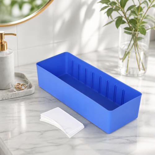 Image of Cutting EDGE Stackable Storage Drawer Organiser, Set of 4 (Blue)