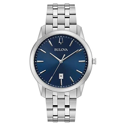 Bulova Reloj Analógico para Hombre de Cuarzo con Correa en Acero Inoxidable 96B338