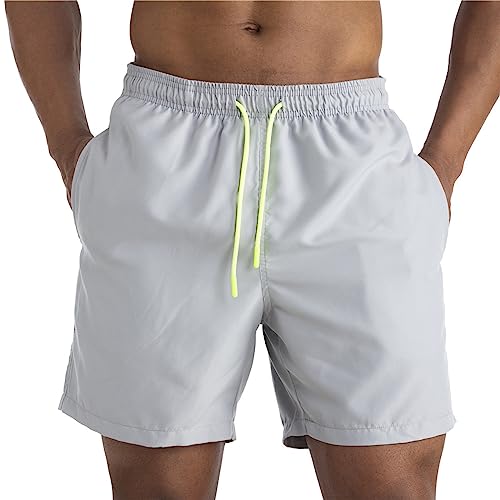 Men Swim Trunks Quick Dry Hawaiian Bathing Suit Stretch Swim Shorts Swimsuit with Pockets2