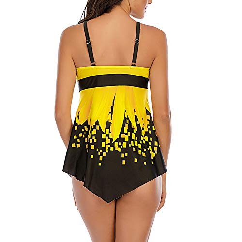 Maillot de bain femmes swimmear textured beachwear deux pieces shorty grande taille