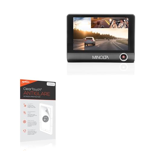 BoxWave Screen Protector Compatible With Minolta MNCD410T - ClearTouch Anti-Glare (2-Pack), Anti-Fingerprint Matte Film Skin