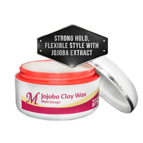 Cire à base d'argile coiffure originale effet mat pour homme Mon Platin soin jojoba 150ml