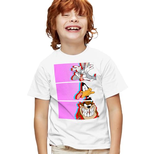 Looney Tunes Tiles Kids T Shirt for Youth Toddler Boys and Girls