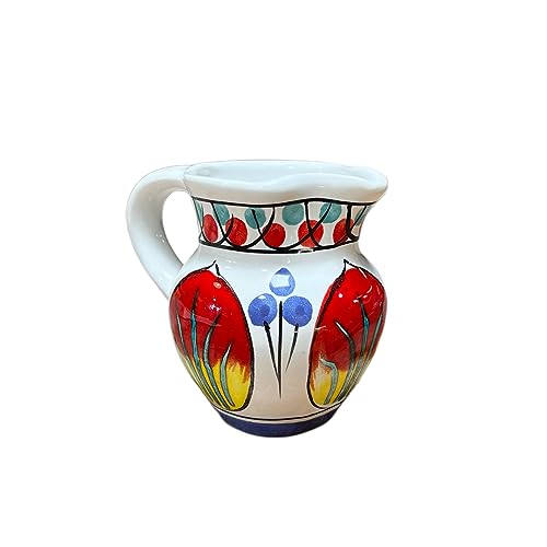 Italian Pottery Hand Painted Bellarte Allegria Ceramic Creamer