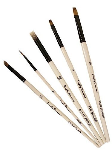 Robert Simmons Simply Simmons Value Brush Sets Creative Instinct Set set of 5