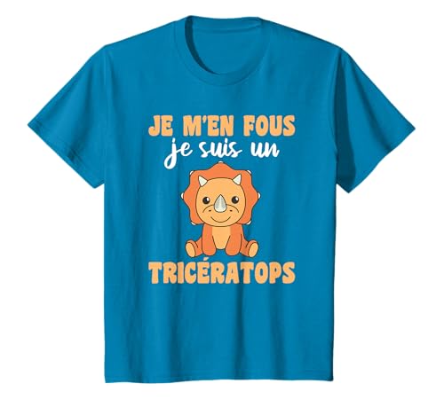 Je M’en Fous Je Suis Un Triceratops - Sweet Triceratops T-Shirt
