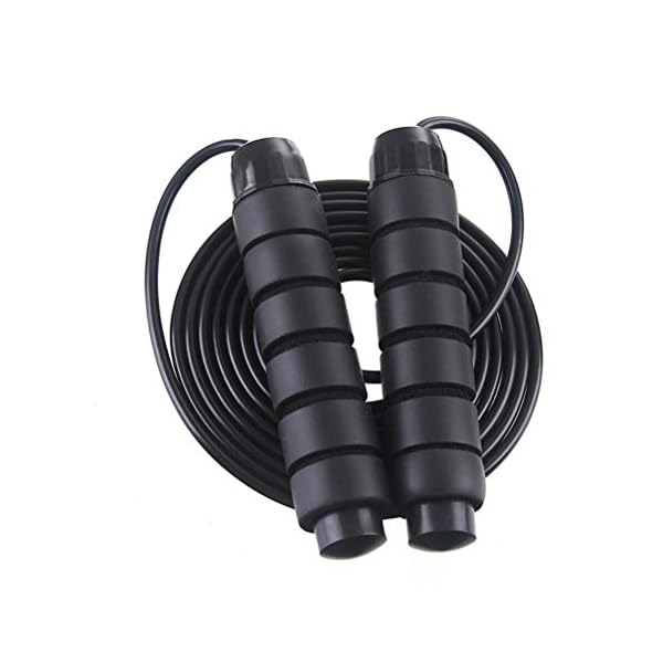 lliang Skipping Rope Jump Rope Comfortable Handle Thicken Rubber Wire Fitness Accessory Rope Jumping Rope Skipping for…