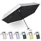 LEAGERA Mini Umbrella For Purse - UPF 50+ UV Blocker Umbrella, Small Lightweight Travel Umbrella Com