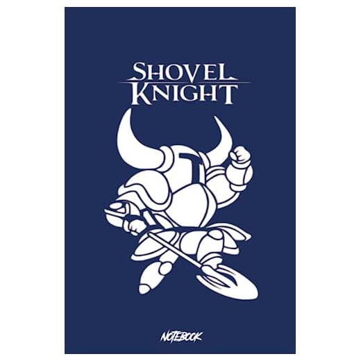 Shovel Knight Notebook: 120 Pages 6x9, Blank Lined Notebook, Journal, Diary, Note Pad, Writing Notes, For Students, Work or Personal Use