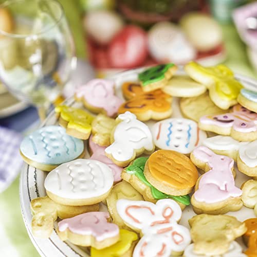 Easter Cookie Cutters Set - Stainless Steel Biscuit Shape Molds For Baking Kitchen Tool - Egg, Bunny, Rabbit, Carrot, Flower, Cross, Sheep, Chick Cookie Cutters Set With Biscuit Pastry Cutters,10 Pcs #TOP1
