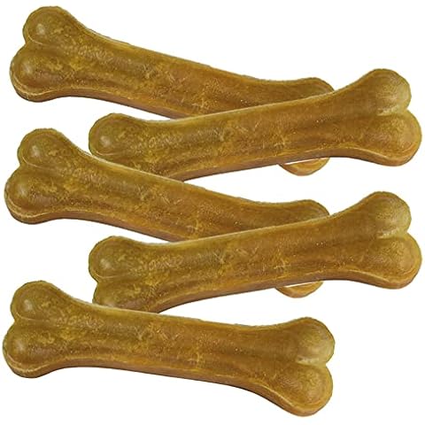 Huesos masticables de Piel de Vacuno prensada para Perros Cover