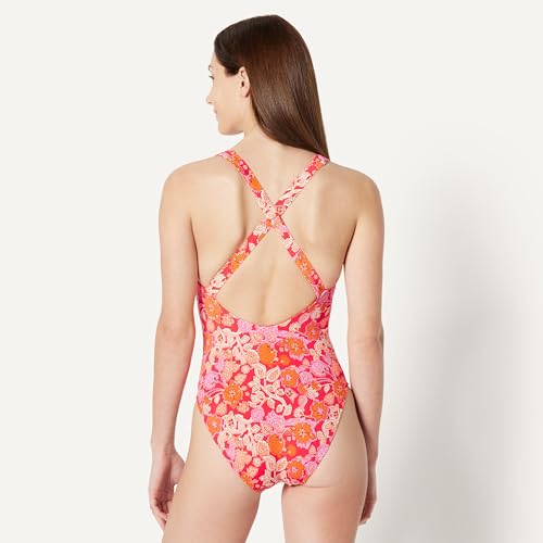 Maillot de bain une pièce à dos croisé élastique et résistant au chlore - 4