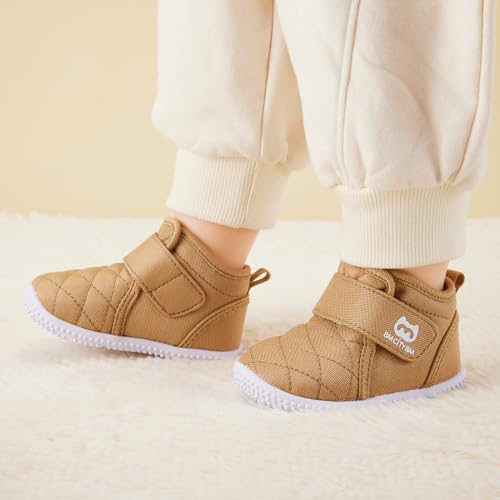 BMCiTYBM Toddler Baby Winter Snow Boots Boy Girl Faux Fur Warm Non Slip First Walking Infant Shoes2