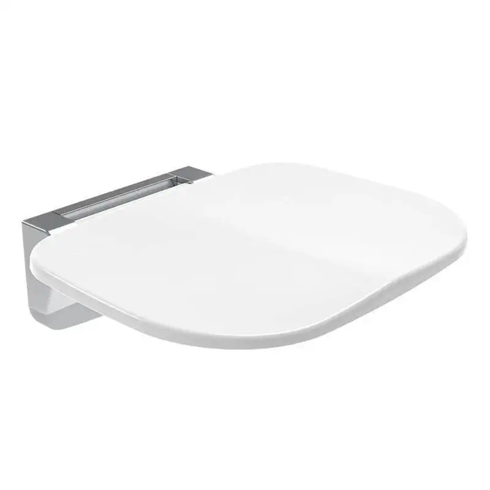 Bathroom and Shower Chair Folding Stool for Chairs Bath Seat Wall Mounted For Elderly(White)