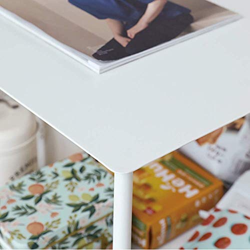Table basse carrée à deux étages 55cm pour optimiser un petit salon - 6