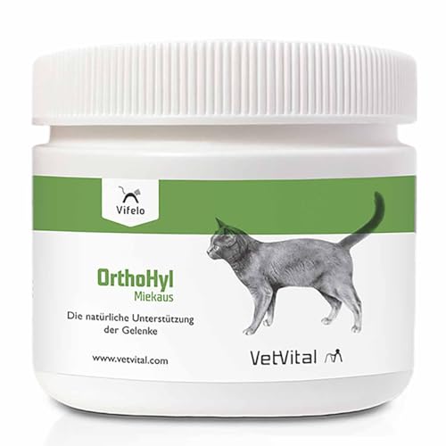 VetVital Vifelo OrthoHyl Miekaus | 60 Tabs | Ergänzungsfuttermittel für Katzen | Mit Hyaluronsäure