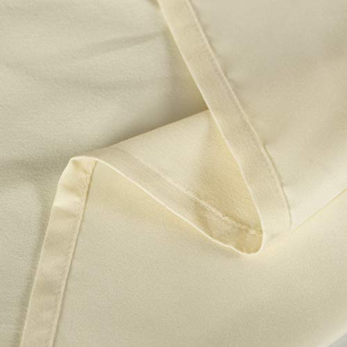 Image of NTBAY King Microfiber Flat Sheet, 105 x 102, Light Taupe