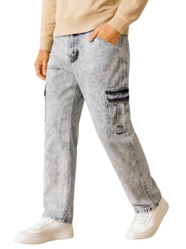 Image of Noble Monk Men's Denim Jeans | Stylish Casual Wear | Stretchable Cotton Trousers | Comfortable Everyday Pants | Travel, Outdoor & Streetwear
