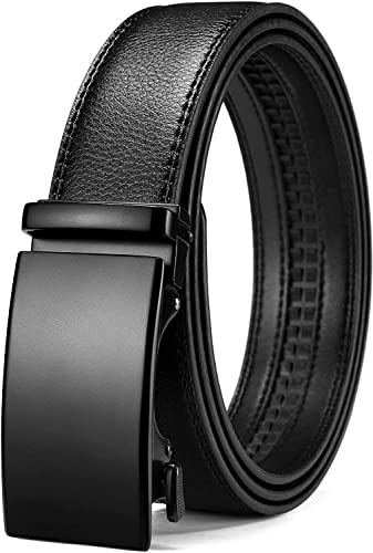 Urban alfami Store Urban alfami Vegan Leather Belt for Men Black - Image 2