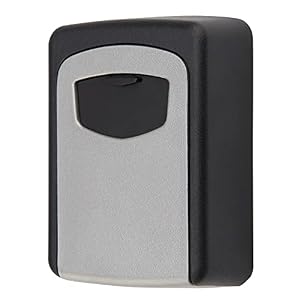 キーボックス ロックボックスの壁に取り付けられたアルミ合金の セーフボックス4桁の組み合わせ 事務所 屋外 オフィス 倉庫