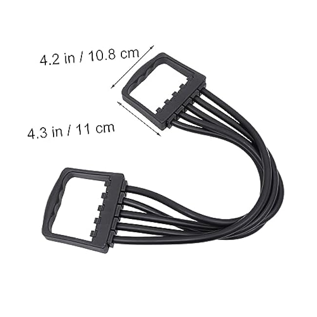 BESPORTBLE Strength Training Bands Chest Expander Adjustable Arm Puller Steel Spring Exerciser for Gym and Home