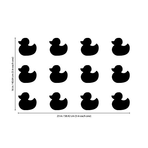 Set de 12 Vinilos Decorativos Pato 5x5 pulg miniatura 3