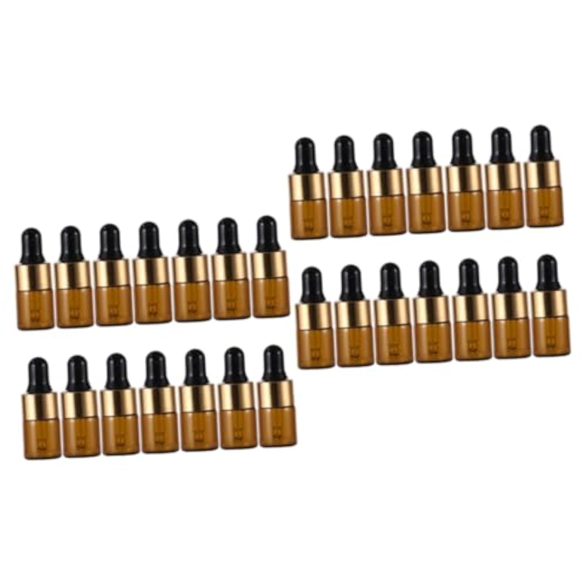 40pcs Small Glass Bottles for Travel Perfumes and Oils