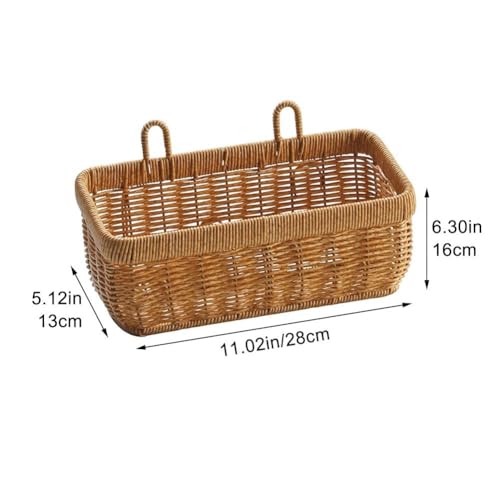 Paniers de rangement suspendus tissés à la main modulables