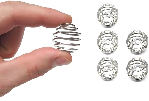 5-Pack Formula Mixers,Milkshake Protein Shaker Ball For Baby Formula Bottle,304 Stainless Steel Wire Mixer Mixing Ball For Small Shaker,Drinking...