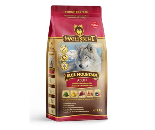 Wolfsblut Hund Adult | Trockenfutter | Multi Bundle | Mix Paket | Sparpaket | 2 x 2 kg | Verschiedene Sorten (2 x 2 KG, Blue Mountain)