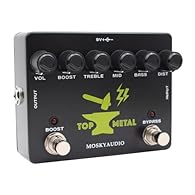 It gave its effort to design the best heavy metal pedal ever built. The Metal Muff Top Boost utilizes thress powerful EQ bands, including a mid range control designed for perfect contouring and beautifully sculpted mids. The Top Metal offers commandi...