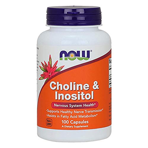 Now Foods La Colina y el Inositol 500 mg - 100 Cápsulas